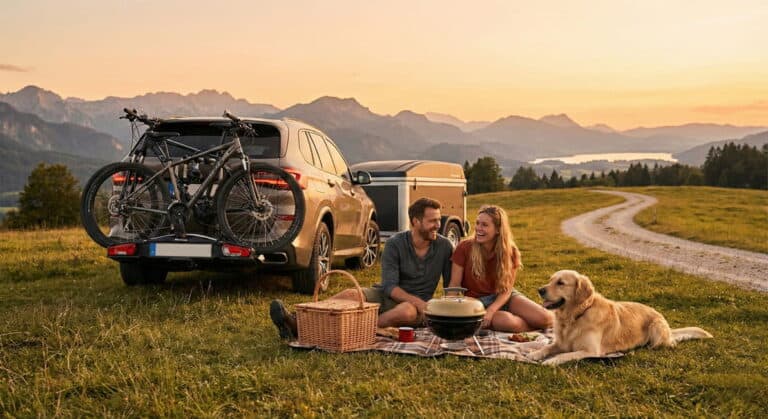 San Valentín sobre ruedas: portabicis, remolques y planes al aire libre